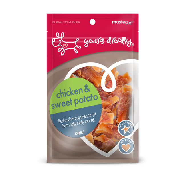 Yours Droolly - Chicken & Sweet Potato Dog Treat (110g)