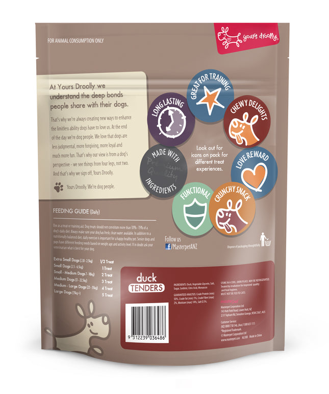 Yours Droolly - Duck Tenders Dog Treat (450g)