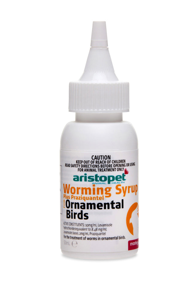 Aristopet - Worming Plus Syrup for Birds (50ml)