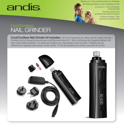 Andis - 2-Speed Cordless Nail Grinder
