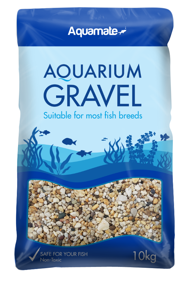 Aquamate - Natural Gravel 10kg (Gold)