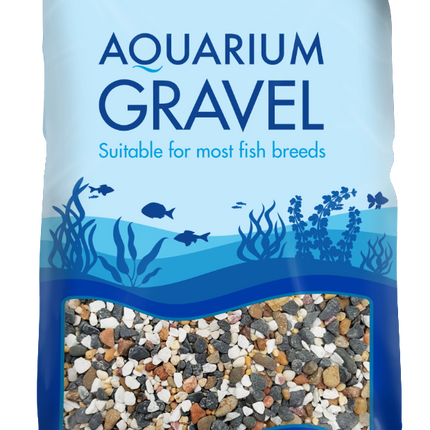 Aquamate - Natural Gravel 10kg (Multi Mix)