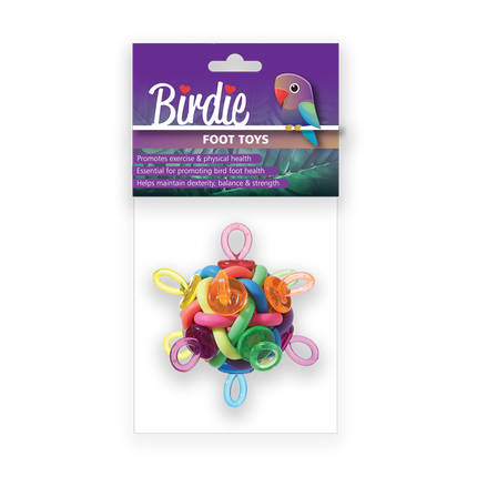 Birdie - Binkies Ball Foot Bird Toy