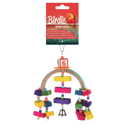Birdie - Rainbow Bridge Bird Toy