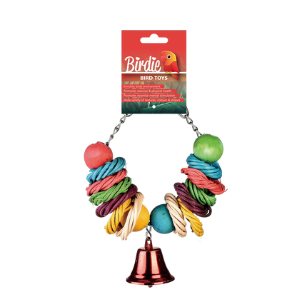 Birdie - Rainbow Circles Bird Toy
