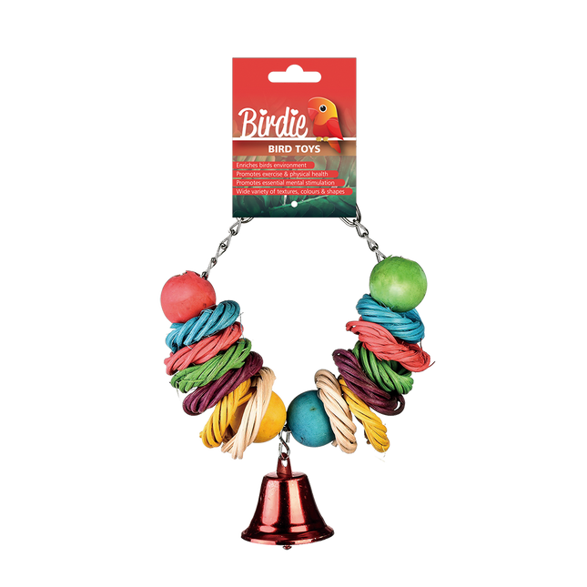 Birdie - Rainbow Circles Bird Toy