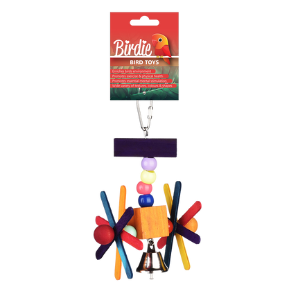 Birdie - Rainbow Flying Wheel Bird Toy