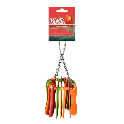 Birdie - Rainbow Popsicle Hanging Bird Toy