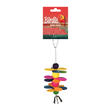 Birdie - Rainbow Spinning Sticks Bird Toy