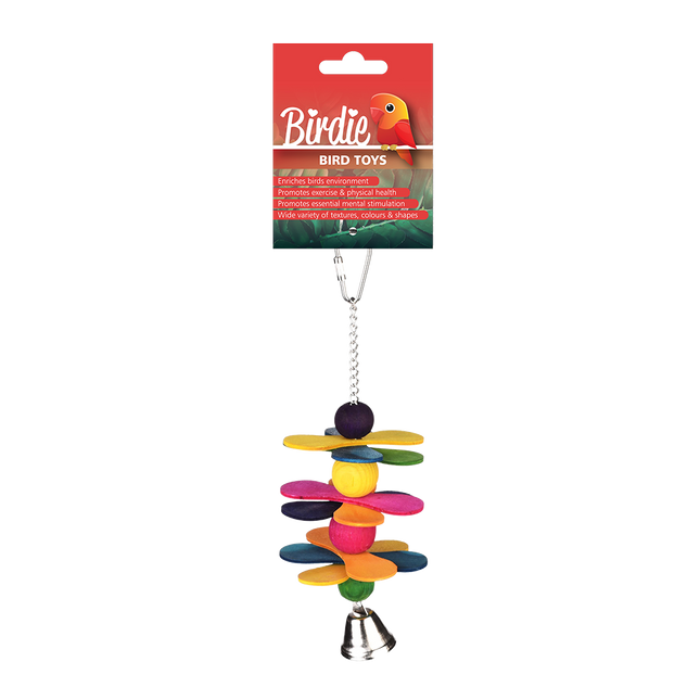 Birdie - Rainbow Spinning Sticks Bird Toy