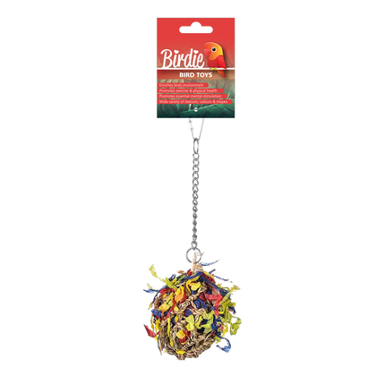 Birdie - Foraging Super Shredder Ball Bird Toy (Small)
