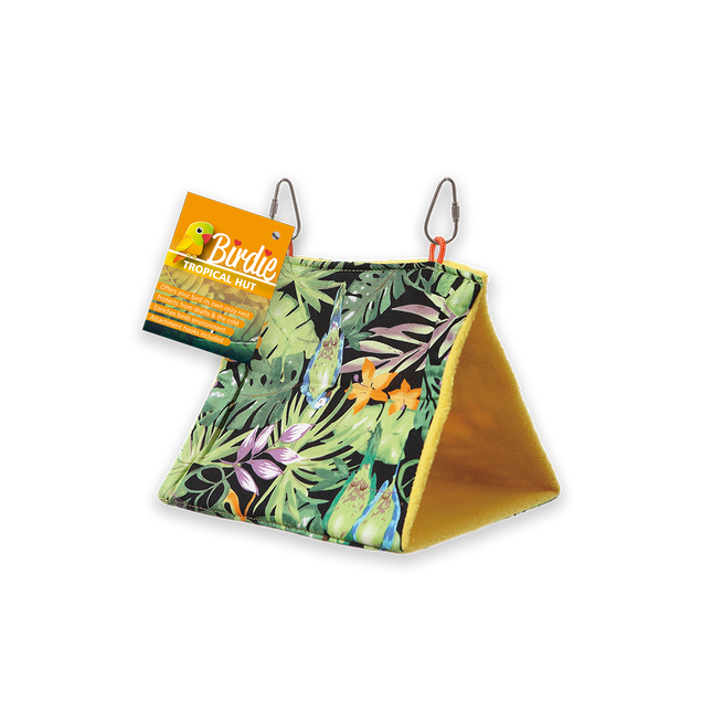 Birdie - Tropical Bird Hut (18cm)