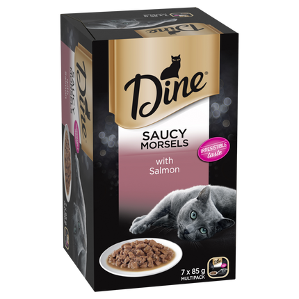 DINE - Salmon Cat Wet Food (85g x 7pk)
