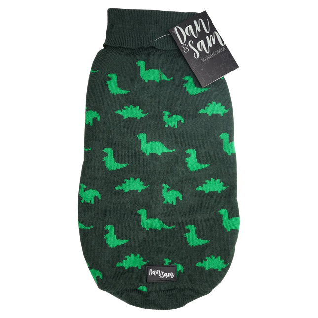 Dan & Sam - Dog Jumper (Dinosaur Land) - 20cm
