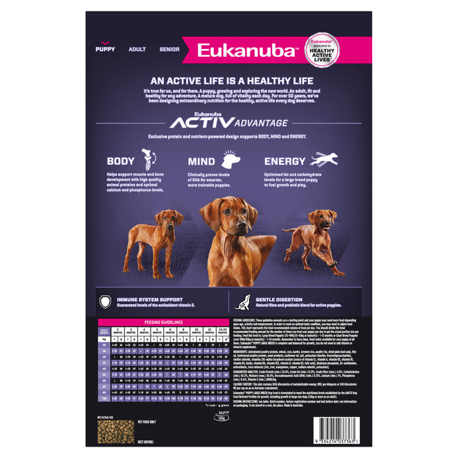 Eukanuba - Large Breed Puppy Dry Food (15kg)