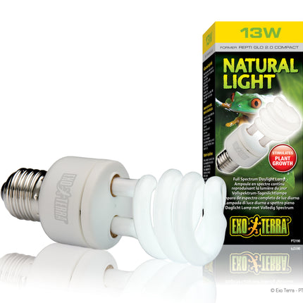 Exo Terra - Natural Light Repti Glo 2.0 Compact Fluorescent (13w)