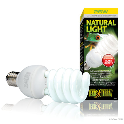 Exo Terra - Natural Light Repti Glo 2.0 Compact Fluorescent (25w)