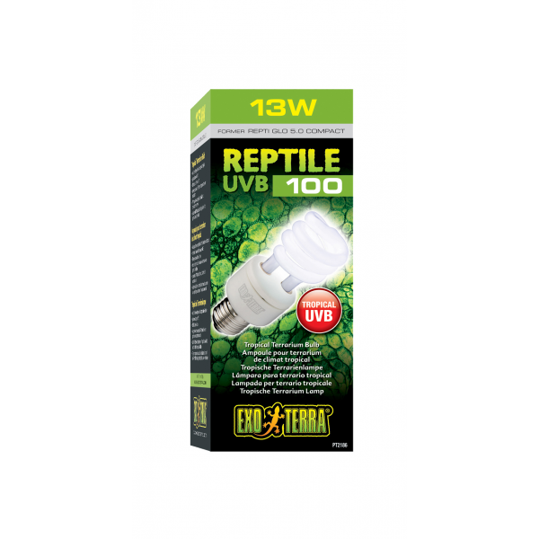 Exo Terra - Reptile UVB100 Repti Glo 5.0 Tropical Compact (13w)