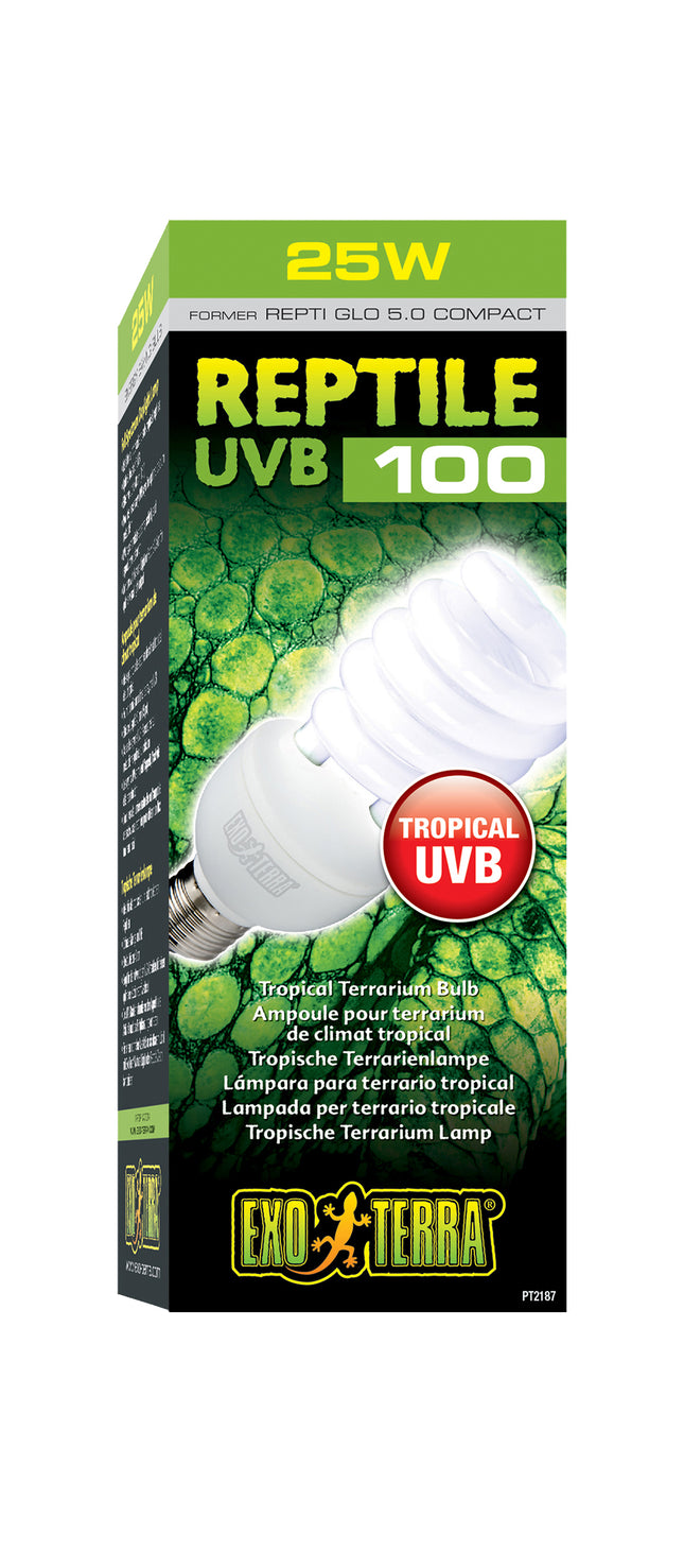 Exo Terra - Reptile UVB100 Repti Glo 5.0 Tropical Compact (25w)