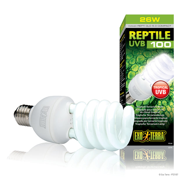 Exo Terra - Reptile UVB100 Repti Glo 5.0 Tropical Compact (25w)