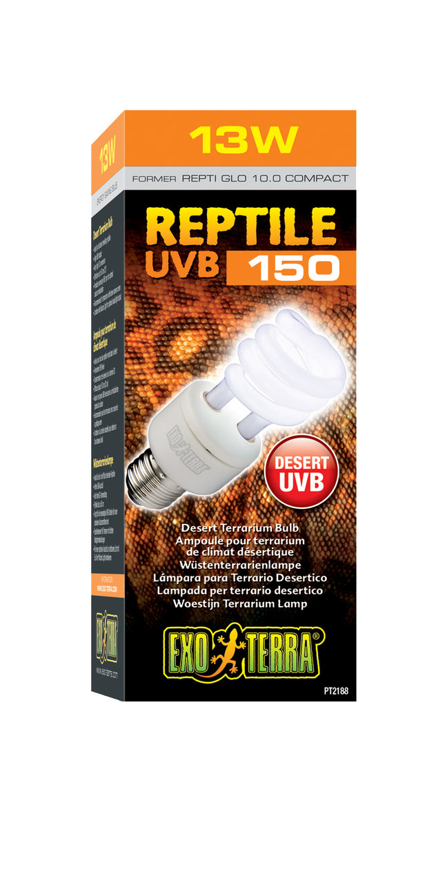 Exo Terra - Reptile UVB150 Repti Glo 2.0 Desert Compact (13w)