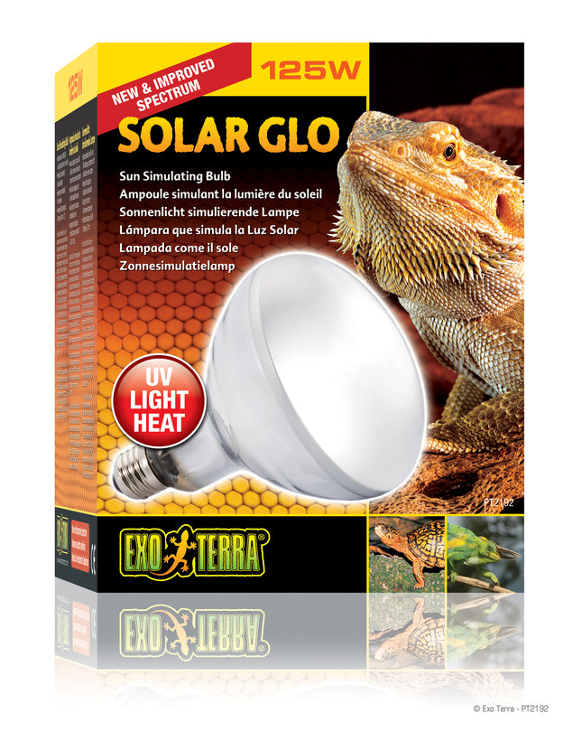 Exo Terra - Solar Glo Self Ballasted UV Heat Lamp (125w)
