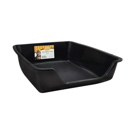 Feline First - Mini Cat Litter Tray (Black)