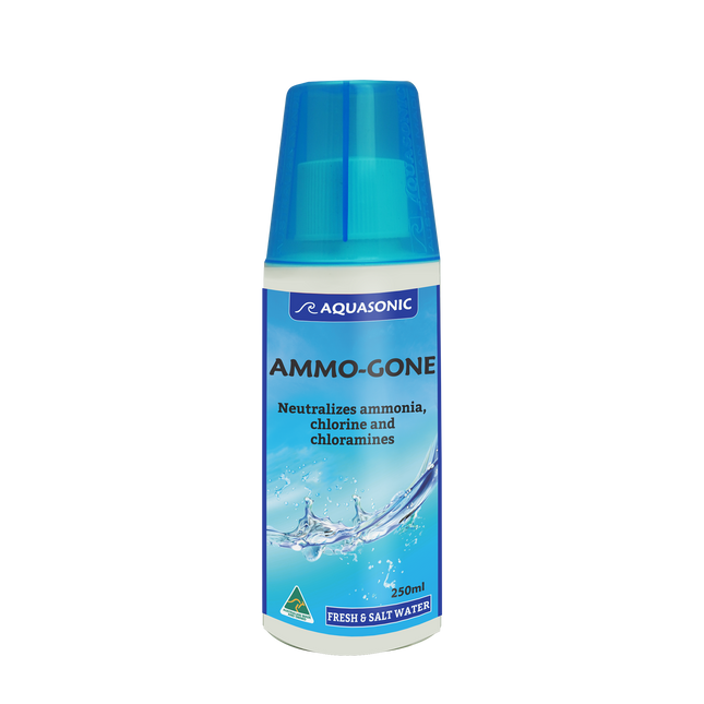 Aquasonic - Ammo-Gone Water Conditioner (250ml)