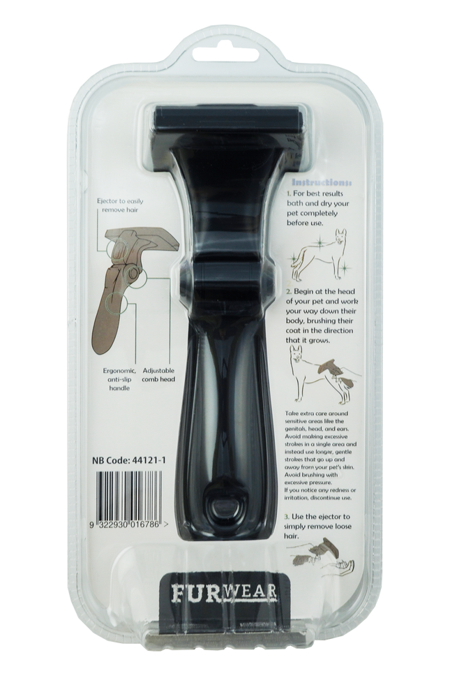 Furwear - DeShedding Tool for Small Dogs (Short/Medium Hair)