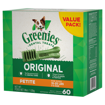 GREENIES - Original Value Pack Petite Dog Treat (1kg)