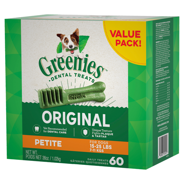 GREENIES - Original Value Pack Petite Dog Treat (1kg)