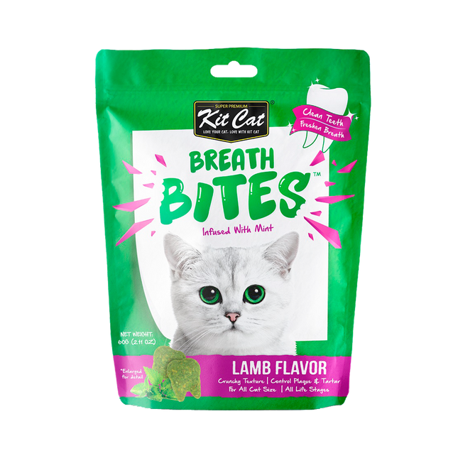Kit Cat - Breath Bites Lamb Cat Treats (60g)