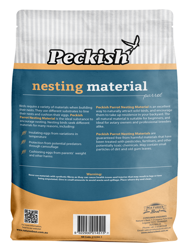 Peckish - Nesting Material Parrot (700g)