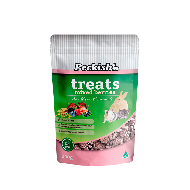 Peckish - Small Animal Mixed Berry Treat 200g