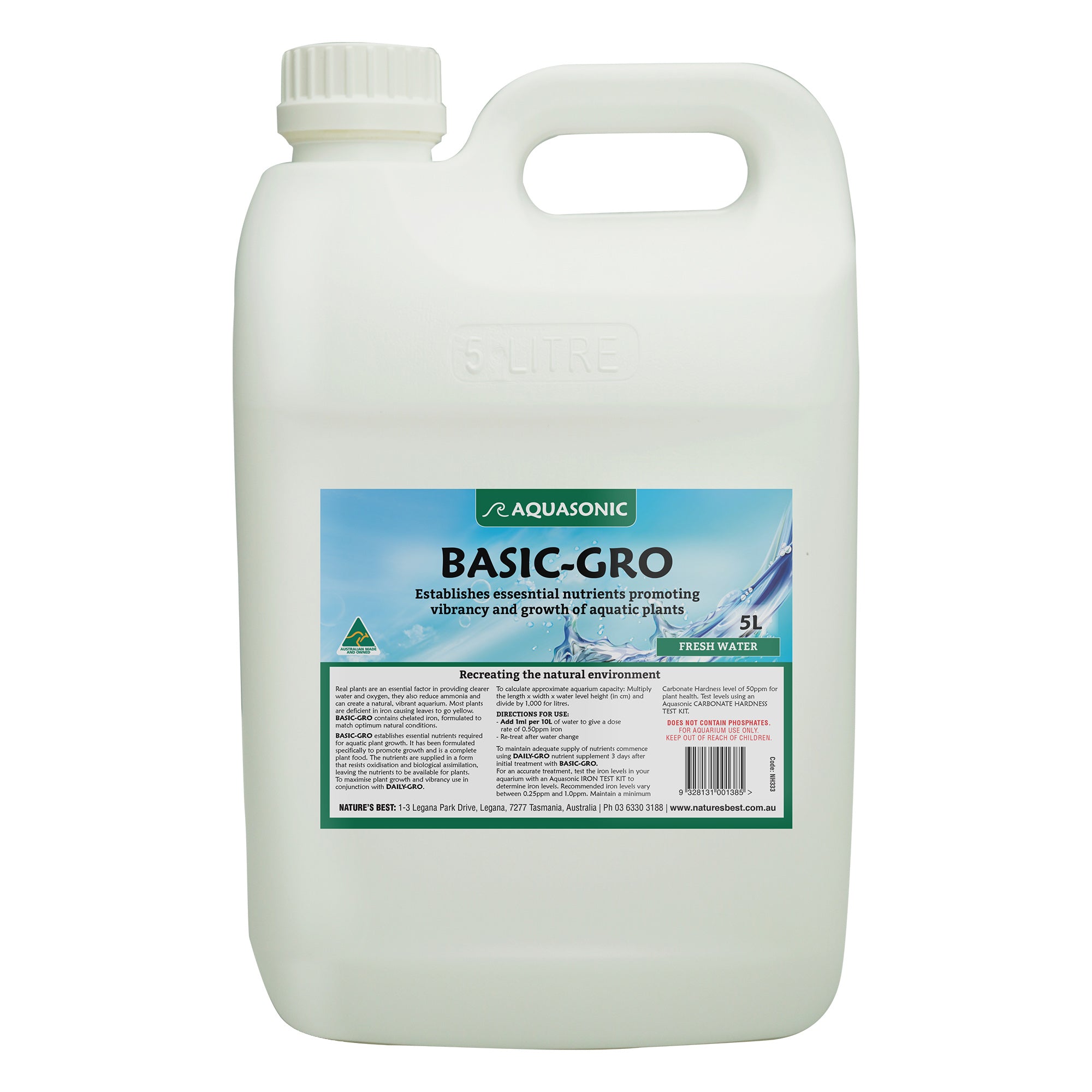 Go Gro Module 1.5l Aquasonic - Basic-Gro (5L) – Pets Domain