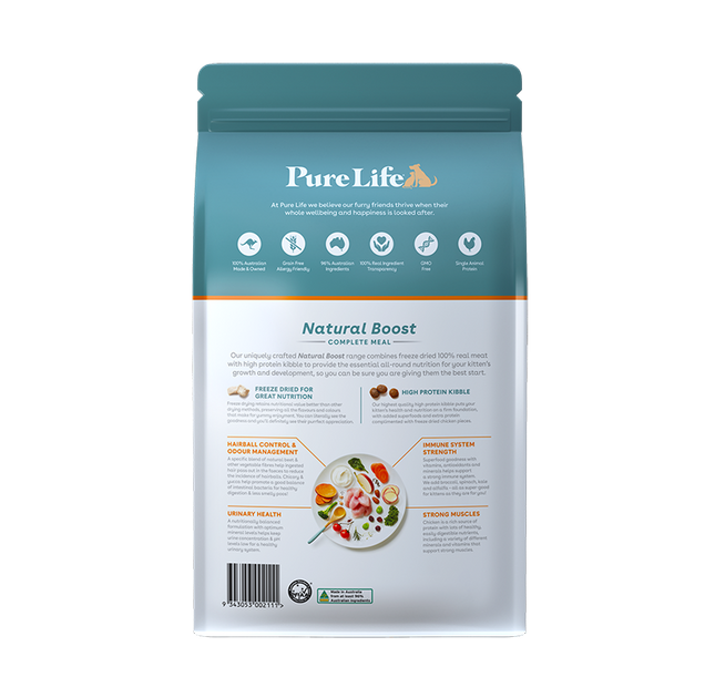 Pure Life - Natural Boost Chicken Kitten Food