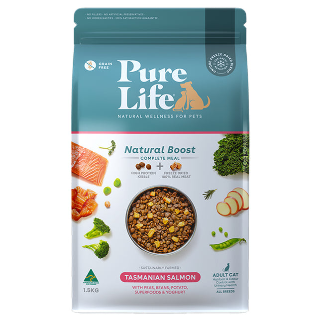 Pure Life - Natural Boost Salmon Cat Food