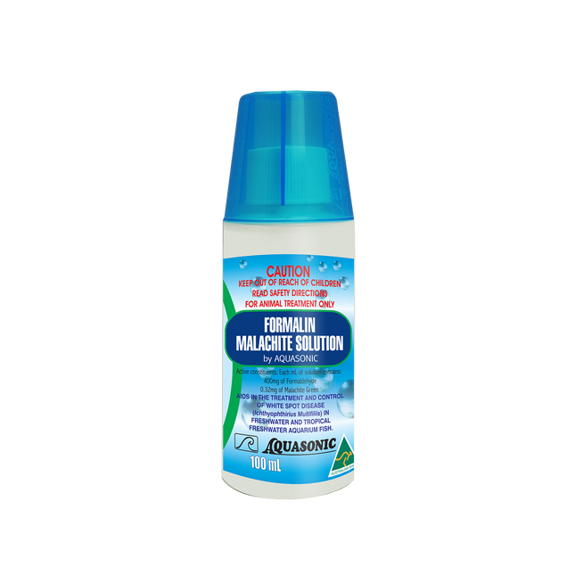 Aquasonic - Formalin Malachite Solution (100ml)