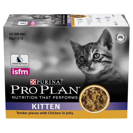 PRO PLAN - Kitten Chicken in Gravy Cat Wet Food (85g x 12pk)