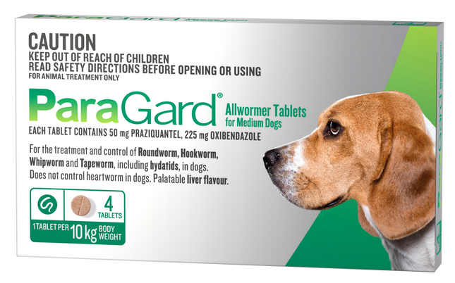 ParaGard - All Wormer (Medium 5-10kg) (4pk)