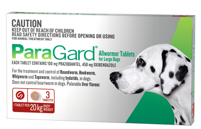 ParaGard - All Wormer (Large 10-20kg) (3pk)