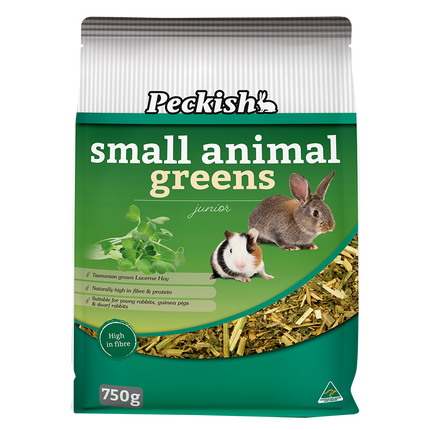 Peckish - Small Animal Junior/Dwarf Greens (750g)