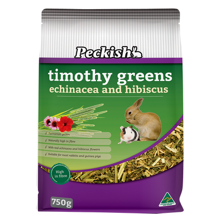 Peckish - Timothy Greens Echinacea & Hibiscus (750g)