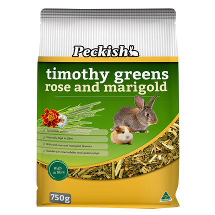 Peckish - Timothy Greens Rose & Marigold (750g)