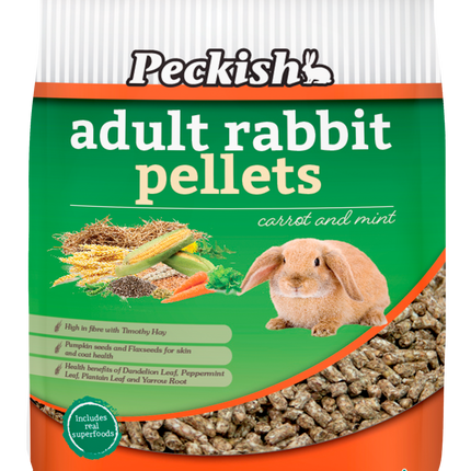 Peckish - Adult Rabbit Pellets Carrot & Mint (1.25kg)
