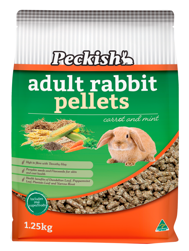 Peckish - Adult Rabbit Pellets Carrot & Mint (1.25kg)