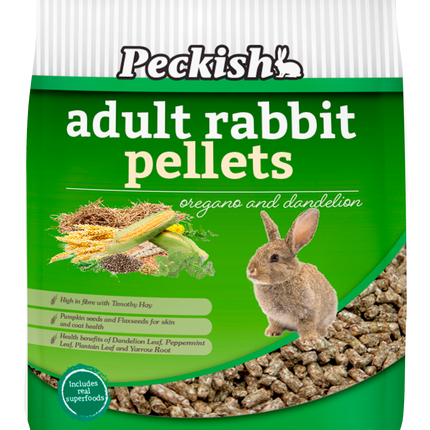 Peckish - Adult Rabbit Pellets Oregano & Dandelion (4.5kg)