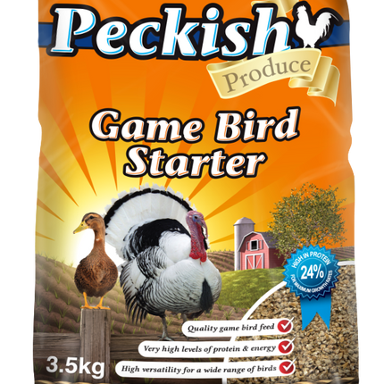 Peckish - Game Bird Starter (7.5kg)