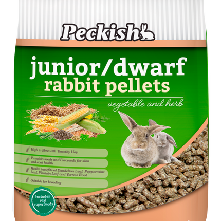 Peckish - Junior/Dwarf Rabbit Pellets (1.25kg)