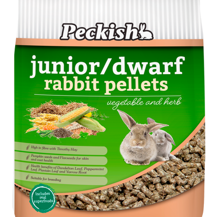 Peckish - Junior/Dwarf Rabbit Pellets (4.5kg)